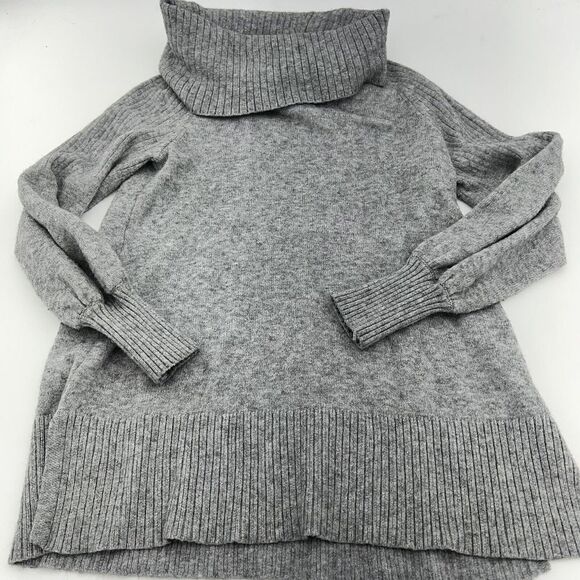 Anthropologie Paloma Knit Turtleneck Sweater Gray Size XS - Picture 1 of 6